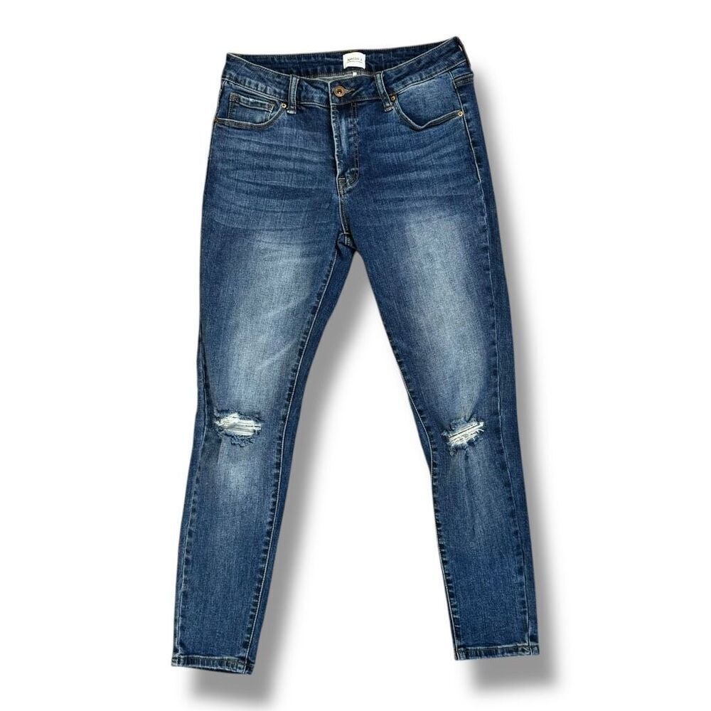 Special A Destroyer Deep Indigo Distressed  Ankle Jeans